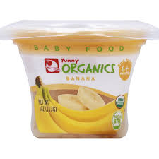 YUMMY ORGANIC BANANA 12/4oz