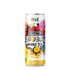 VINUT BOBA BUBBLE TEA 12/320ML/10.8OZ MANGO