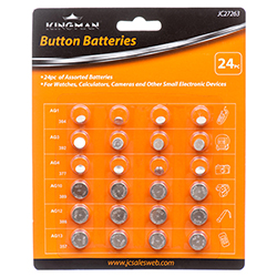 BUTTON BATTERY 24PCS