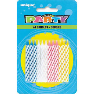 PARTY CANDLES 1/24CT