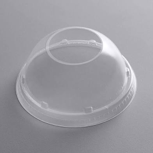 YAHALA CLEAR DOME SMALL HOLE LIDS 50/10/24oz