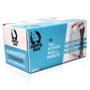 HIPPO SAK TRASH BAGS 13GAL 20/21BOXES