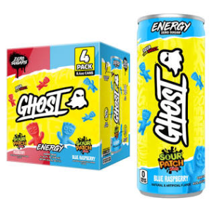 GHOST ENERGY 4X6/8oz SOUR PATCH BLUE RASP/REDBERRY