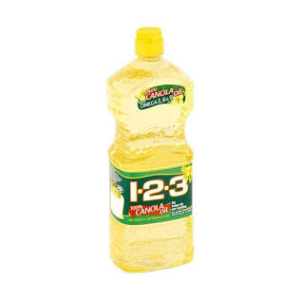 1-2-3 CANOLA OIL 12/1LT