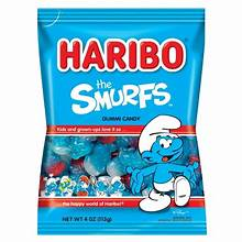 HARIBO GUMMY SMURFS 12/4 OZ