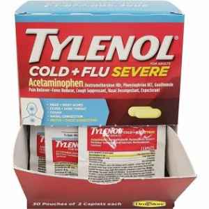 SINGLE TYLENOL COLD + FLU SEVERE 1/20ct