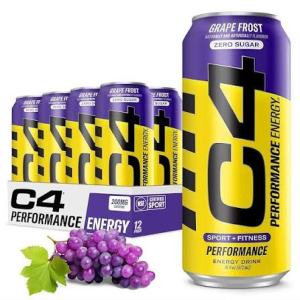C4 ENERGY 12/16oz PERFORMANCE GRAPE FROST