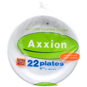 AXXION PLATE PLAIN 8.75" 24p/22c