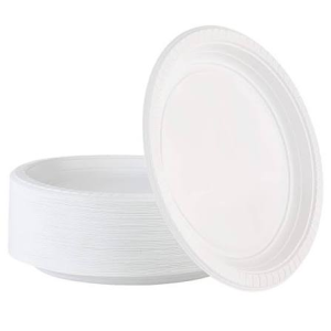 MICROWAVEABLE PLATE PLASTIC 1COMP #9 500ct
