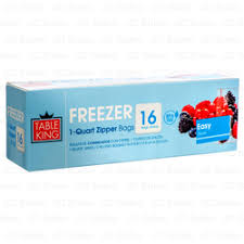 TABLE KING FREEZER BAG ZIPPER 1GAL 36/10CT