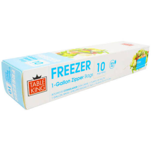 TABLE KING FREEZER BAG ZIPPER 1GAL 36/8CT