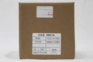 LABEL CAS (40MM) 1000UPC 12/700 #8010
