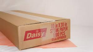 6X30 PINK STEAK PAPER #1000