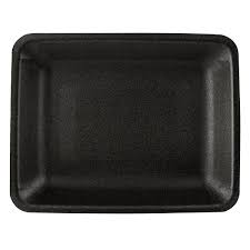 4P BLACK MEAT TRAY #400