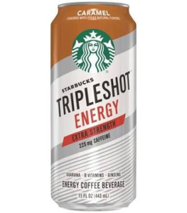 STARBUCKS 12/15oz TRIPLESHOT CARAMEL
