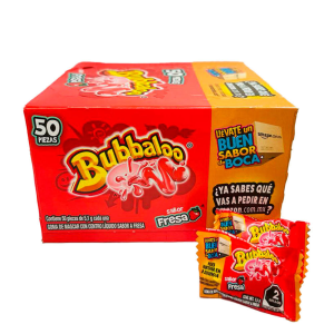 BUBBALOO SABOR FRESA 47/239g