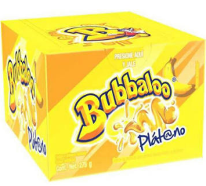 BUBBALOO SABOR PLATANO 47/239g