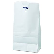 PAPER BAG WHITE #6