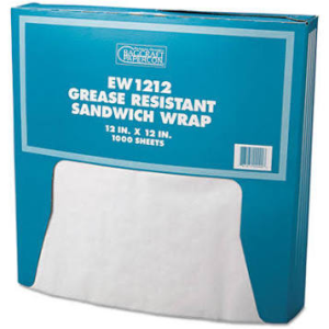 WAX PAPER WHITE 12X12
