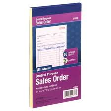 ALL-PURPOSE SALES ORDER BOOK 10CT