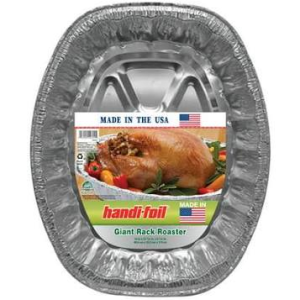 ALUMINUM PAN ROASTER OVAL 100 CT