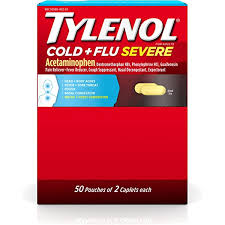 SINGLE TYLENOL COLD + FLU SEVERE 1/25 CT