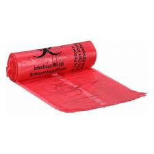 LDPE ROLL BAGS 11X14 RED