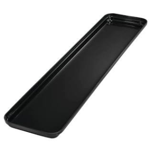 MEAT TRAY FLAT BLACK 6X28X1-3/4