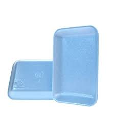2P BLUE MEAT TRAY #500
