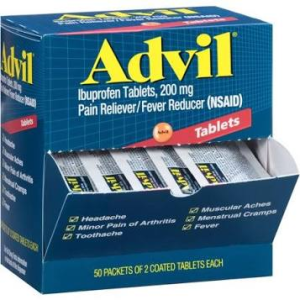SINGLE ADVIL TABLET 1/50 CT