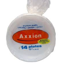 AXXION PLATES PLAIN 10" 40/14CT